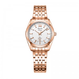 Alexandre Christie AC 8690 Rosegold White Lady LDBRGSL